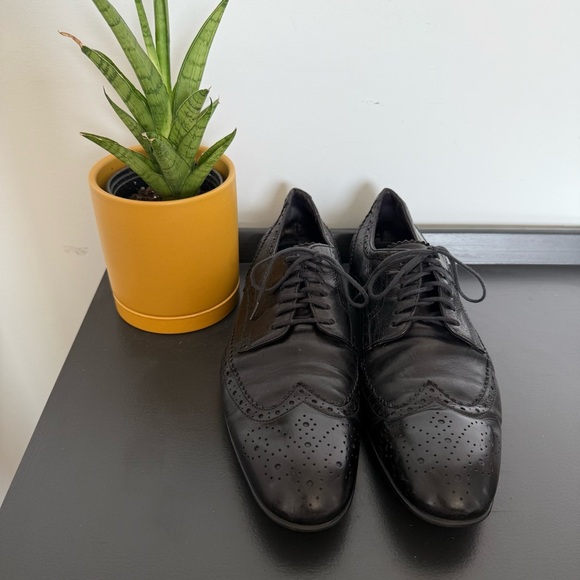 Paul Smith black leather Milton wingtip brogue dress shoes - 42 (US 8.5 - 9) - Picture 7 of 8